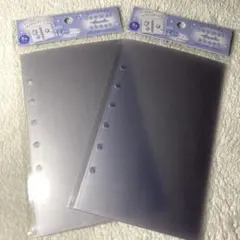 【新品】クーリア　はってはがせるとうめいシールシート　リフィル　シール帳