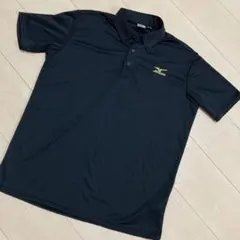 【未使用】MIZUNO ミズノ ポロシャツ 半袖 ブラック メンズ Ｌのサムネイル