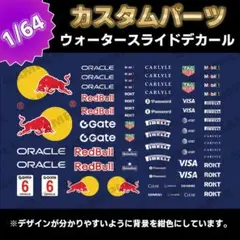 白文字　Vol.128　REDBULL 2026 F1　1/64　改造　デカール
