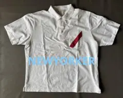 NEWYORKER ニューヨーカー　ホワイト　ポロシャツ　Lのサムネイル