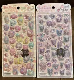 【正規品】うるちゅるポップシール サンリオ　2枚セット