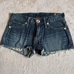 EDWIN エドウィン　ディズニー　デニム　ショートパンツ　ミッキー　ミニー