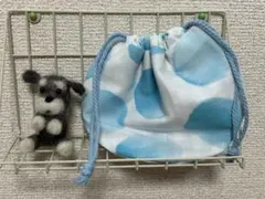ハンドメイド　まんまる巾着ポーチ