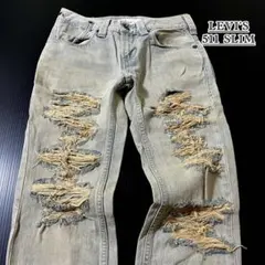 Levi’s 511 SLIM シンチバック クラッシュ ギミック y2k