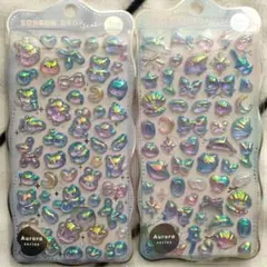 ボンボンドロップシール オーロラ 2種セット