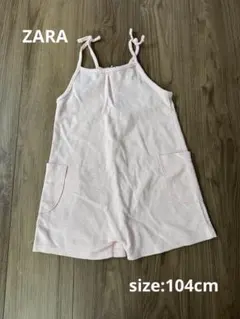 ZARA ポケット付きキャミソールロンパース104cmのサムネイル