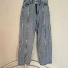 LOWRYSFARM ワイドストレートデニム Sサイズのサムネイル