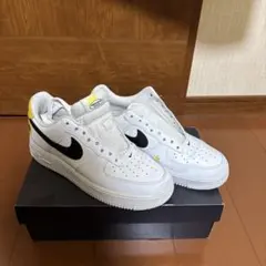 Nike Air Force 1 ホワイト/ブラック/イエロー