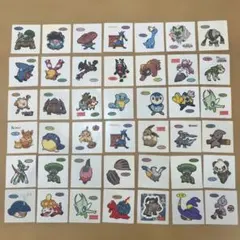 ポケモンパンシール デコキャラシール　⑥ 42枚