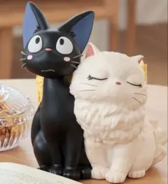 クリスマスセール価格！　ばくおん!　フィギュア コンプリートセットとジオラマ! どんぐり共和国 ジブリ 魔女の宅急便 ジオラマボックス ジジとリリー