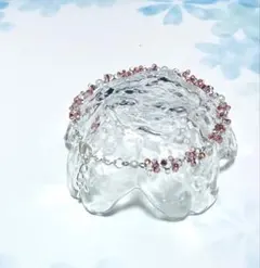 チェコビーズ＆パールビーズ　ブレスレット　ハンドメイド