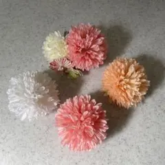 お花　和風　髪飾り　4点セット