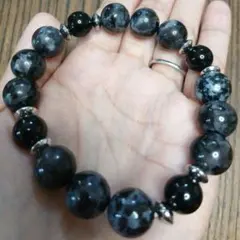 はんれい岩【おまけ付き】　ブレスレット　パワース