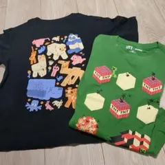 ユニクロ　キッズ　UT マインクラフト Tシャツ 2枚セット　130