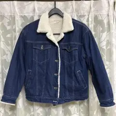 アメカジ Chulatte ボア襟 デニムジャケット