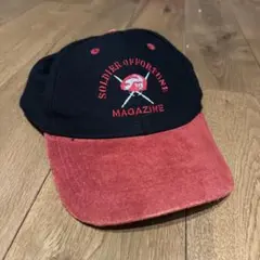 SOLDIER OF FORTUNE ベースボールキャップ 黒/赤