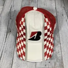 ブリヂストン レーシング チェッカーフラッグ キャップ 帽子のサムネイル