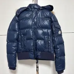 MONCLER ネイビー ダウンコート　 ボーイズ 12ANNI 152cm
