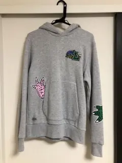LACOSTE グレー パーカー メンズ　US Sのサムネイル