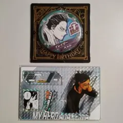 僕のヒーローアカデミア 相澤消太 バースデー缶バッジ 名場面ジオラマフィギュア