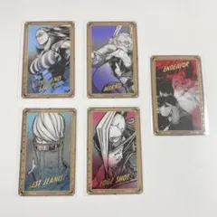 【僕のヒーローアカデミア】原画展 箔押しクリアカードコレクション 5枚