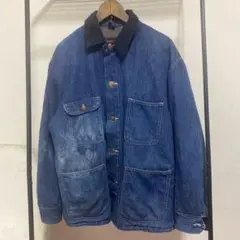 【ビンテージ　古着 】USA製デニムカバーオール