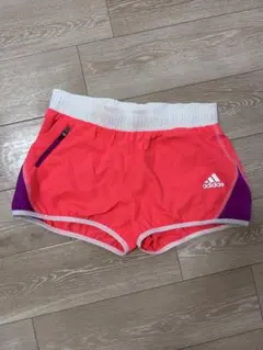 adidas 陸上用パンツ ピンク/紫