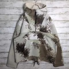 NIKE シェルパボア フリース ハーフジップ 刺繍ロゴ XL