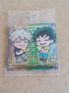 PUR　緑谷出久、爆豪勝己　ヒロアカ　シール　ウエハース