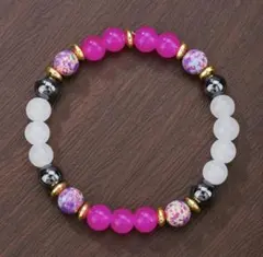 【新】ブレスレット 数珠 天然石 水晶