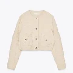 ZARA キルティングボンバージャケット