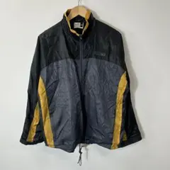 【PUMA】90s 00s ヴィンテージ ナイロンジャケット グレー 黄 古着