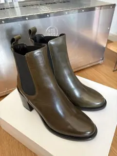 新品　ルカグロッシ　レザー サイドゴアブーツ 36（23-23.5cm相当）