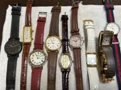 SEIKO・CASIOレザーベルト他9個セット