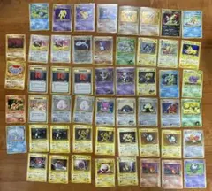 ポケモンカード 旧裏 まとめ売り キラ多数 R団のミュウツー エリカのフシギバナ