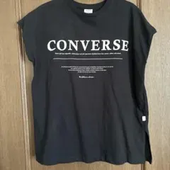 CONVERSE 半袖ノースリーブシャツ ブラック Mサイズのサムネイル