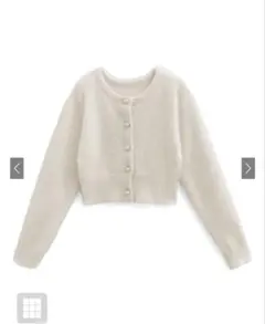 ラメシャギーニットカーディガン [mh30]