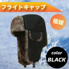 パイロットキャップ フライトキャップ 耳あて付き帽子 スノーボード ロシア帽 b