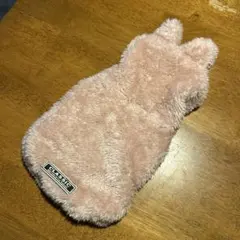 犬服Sサイズ　耳付き犬服 うさぎもこもこピンク　チワワトイプードル犬服