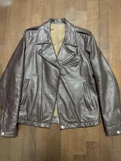 UNITED ARROWS BLUE LABEL レザージャケット ブラウン