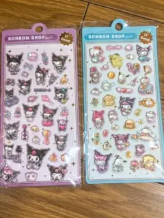 クロミ＆リオ集合 ボンボンドロップシール2点セット