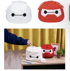 ベイマックスハッピーくじ　D賞　まんまるポーチ