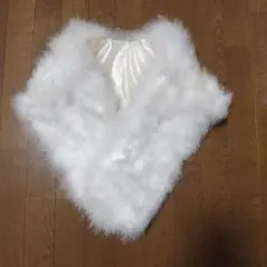 【訳あり】丸昌　ホワイトファーショール