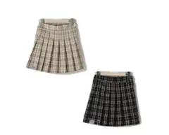 LOVETOXIC チェックプリーツスカパン