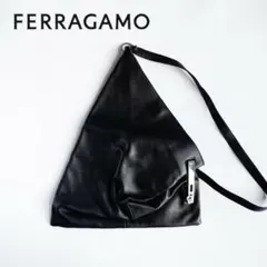 Ferragamo triangle Leather Sling Bag