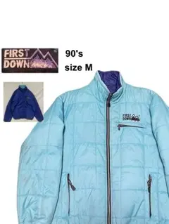 ★90s★FIRST DOWN★リバーシブル★中綿 ジャケット★ナイロン★M★
