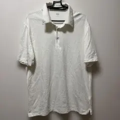 UNIQLO ホワイト ポロシャツ XL