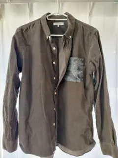 GLOBAL WORK カーキ Mサイズ 長袖シャツ