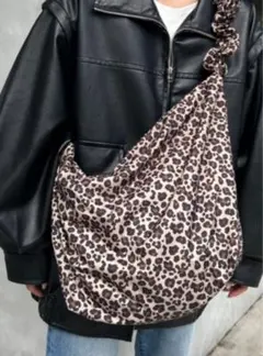 チャオパニック　ヒョウ柄ショルダー