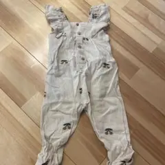 ZARA 9-12ヶ月 小花柄ロンパース